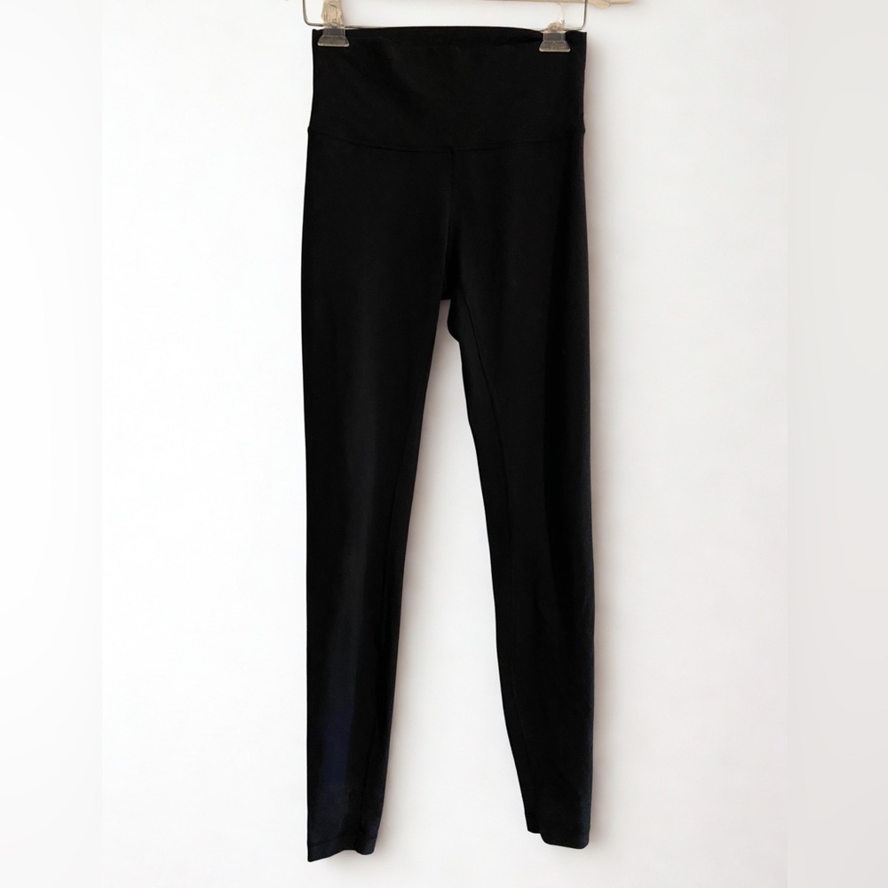 Lululemon Cotton 28” Inseam Leggings Black Size 6